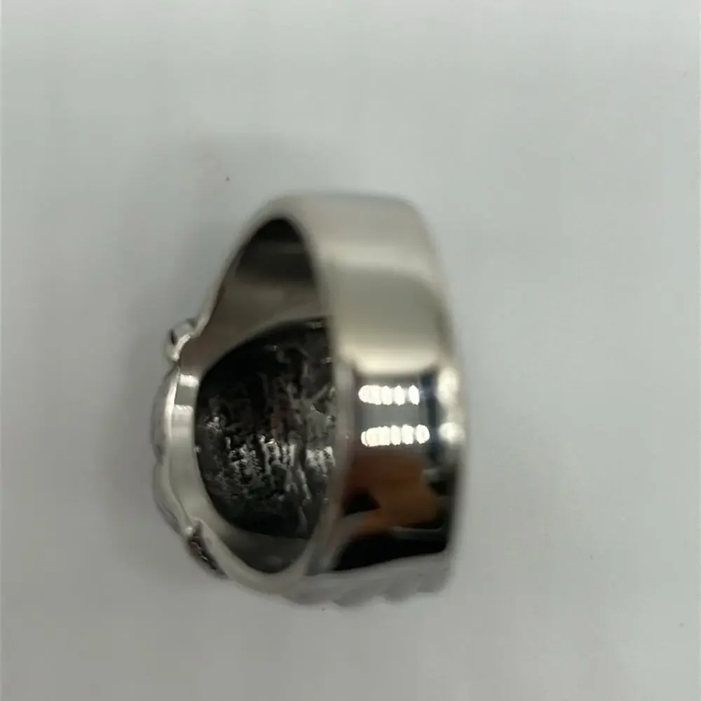 Handmade Religious Men's Ring Stainless Steel Size 12 NWT
